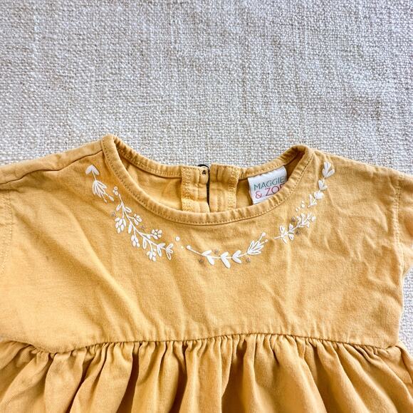 Maggie & Zoe Yellow Dress GUC 24mo - Picture 2 of 6